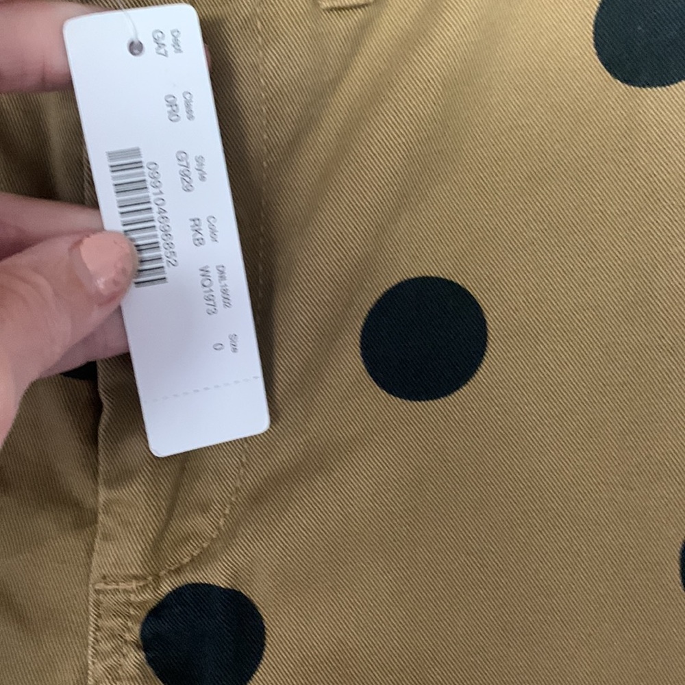 Jcrew polka dot pants size 0 nwt - Picture 4 of 5